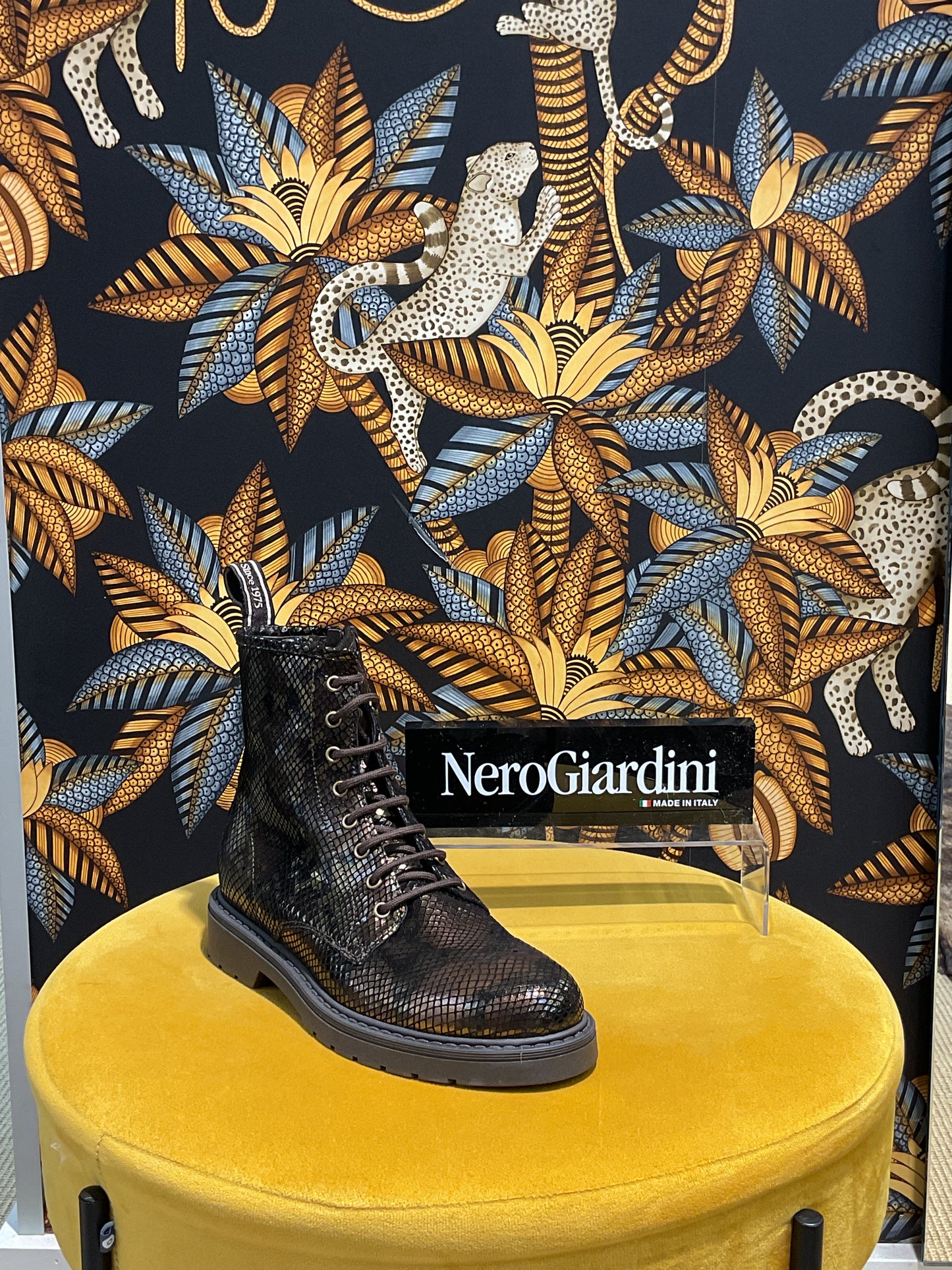 Bottines bronze Écailles