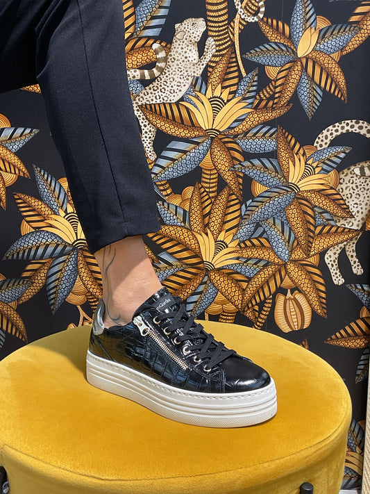 Baskets Croco Zip