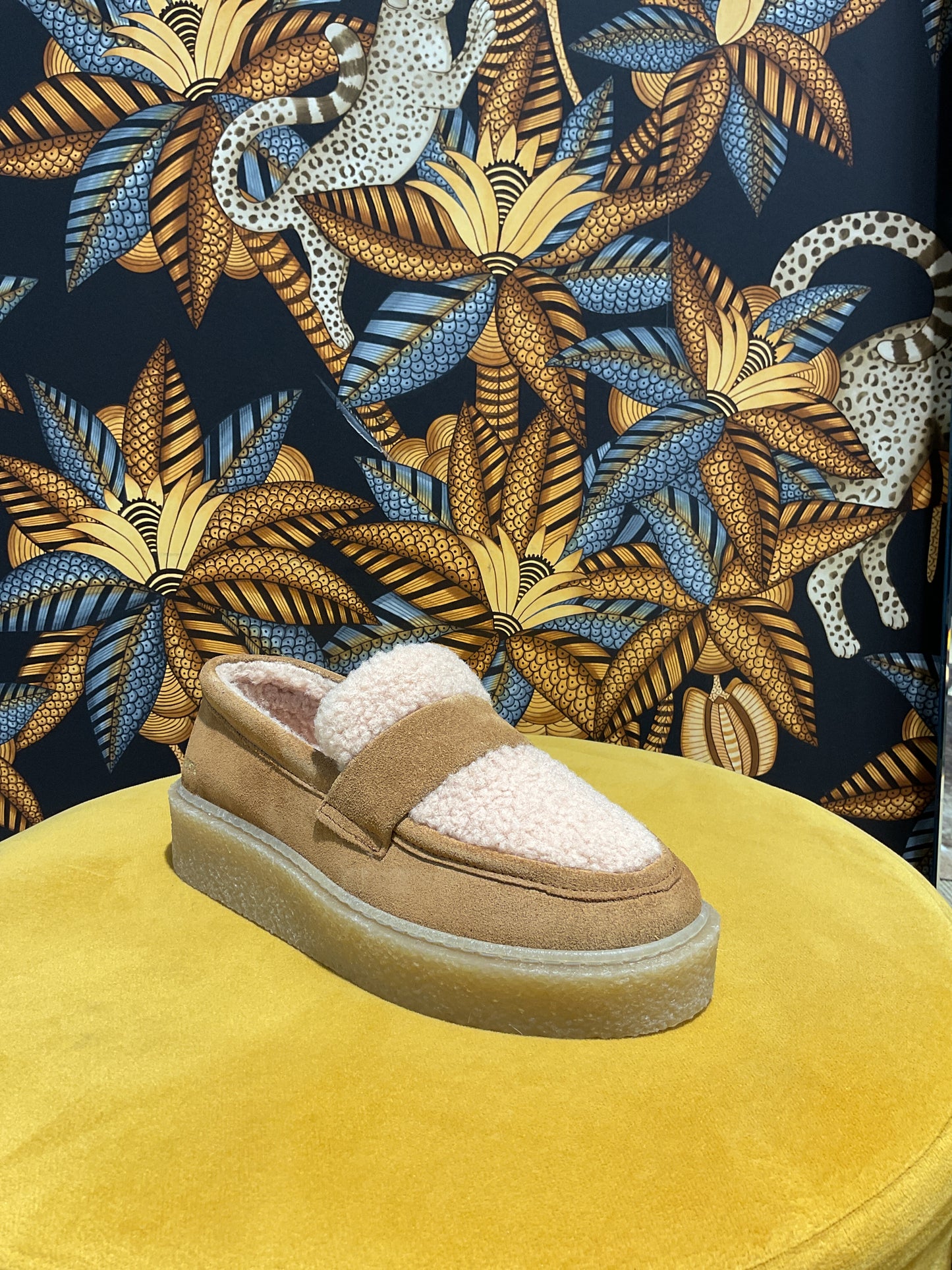 Mocassins fourrée Nubuck