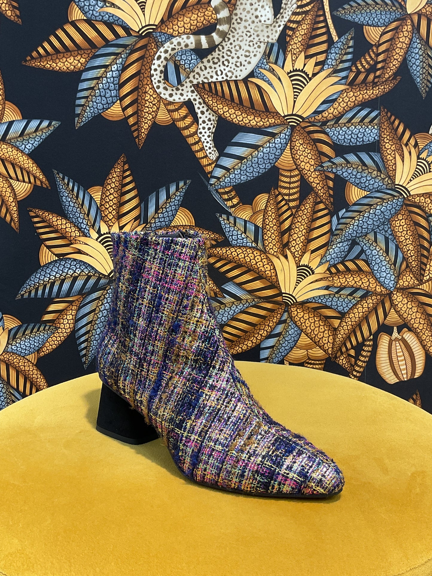 Bottines tweed
