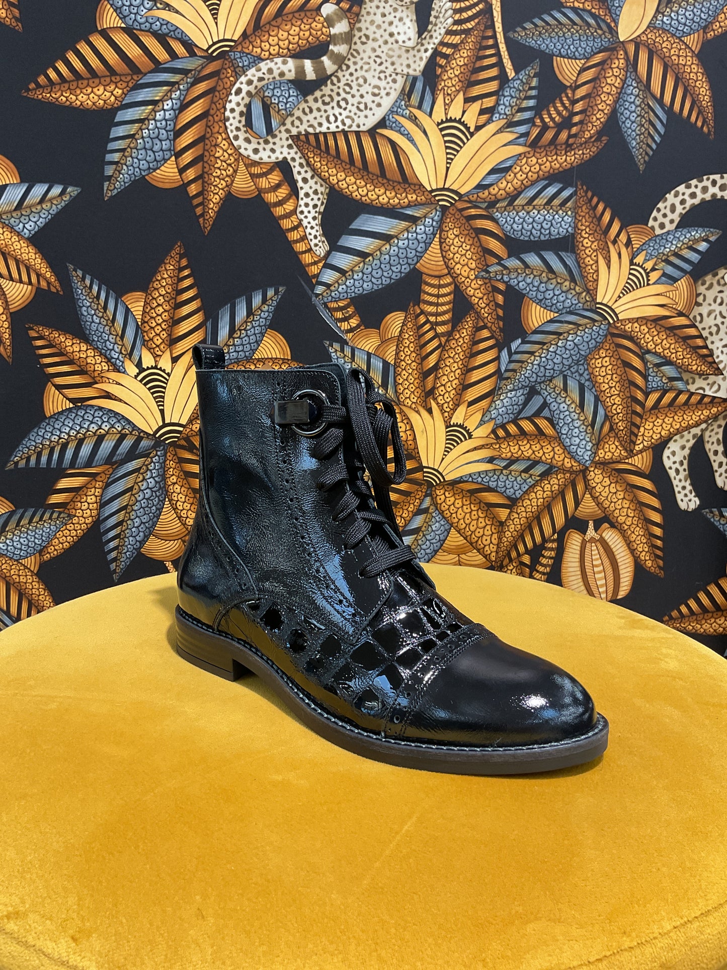 Bottines vernis