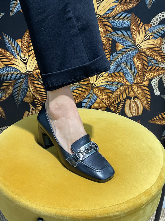 Mocassins à talons Boucle