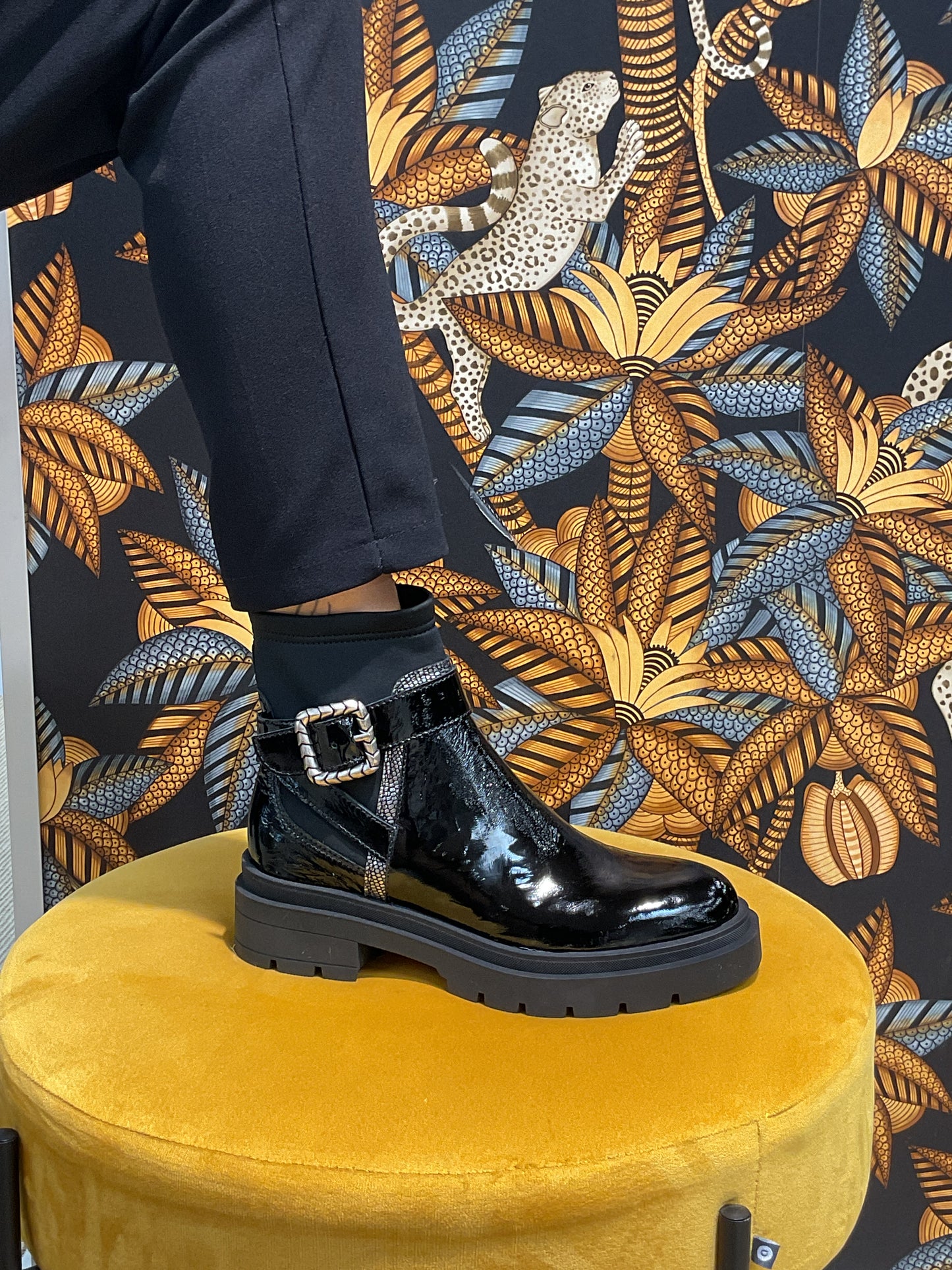 Bottines Vernis