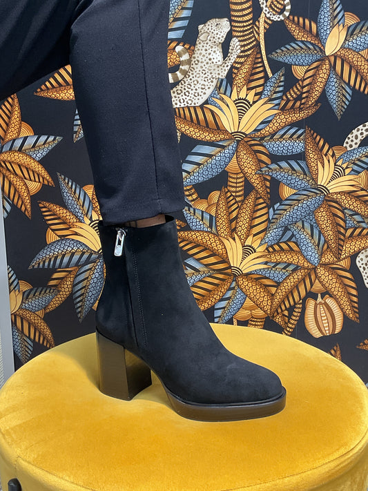 Bottines Nubuck Noir