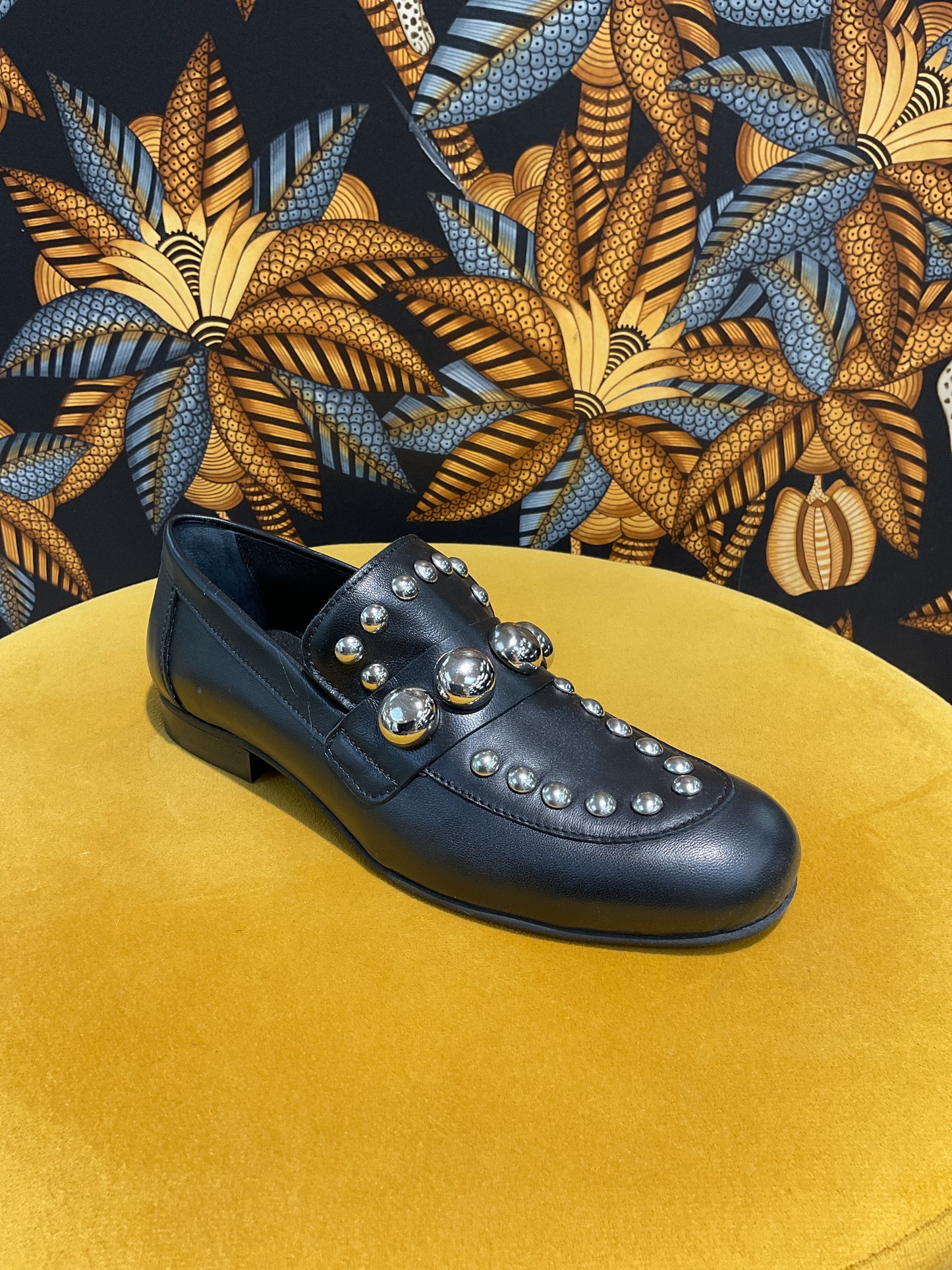 Mocassin clou noir