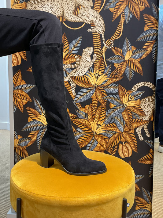 Botte stretch cuir