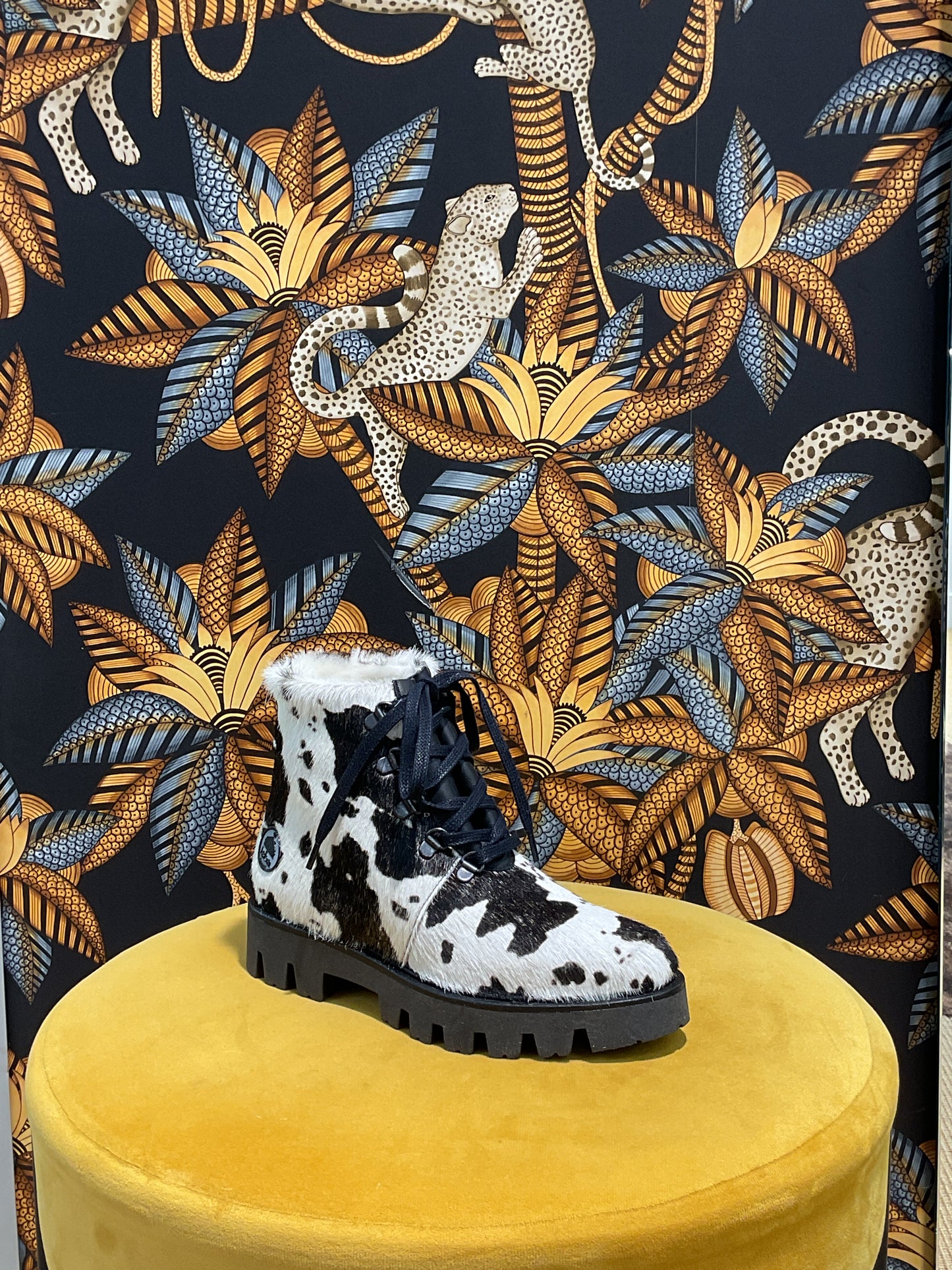 Bottines Lacets Vaches