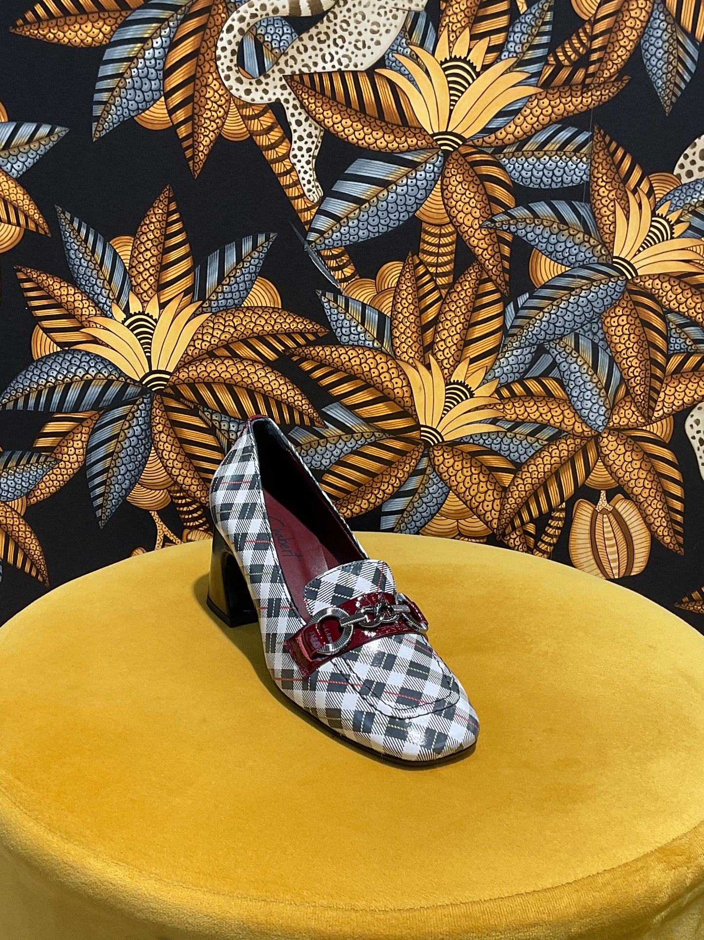 Mocassins à Talons Motif