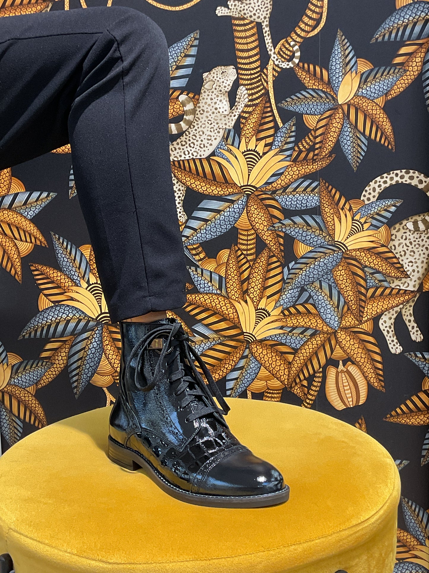 Bottines vernis