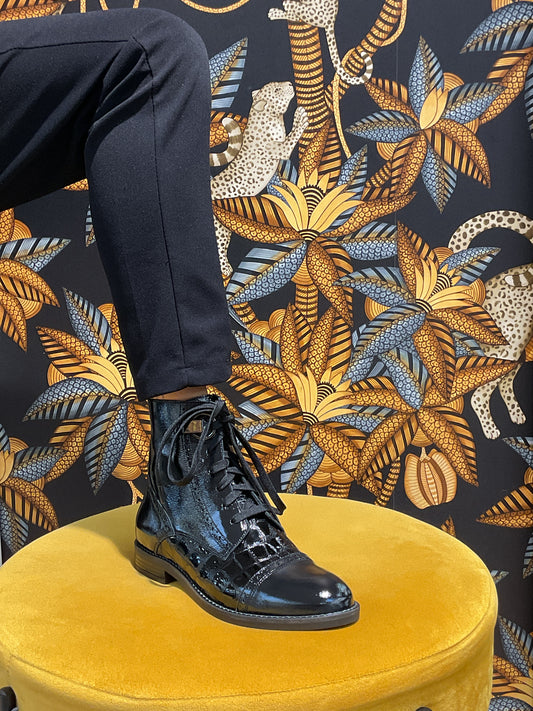 Bottines vernis