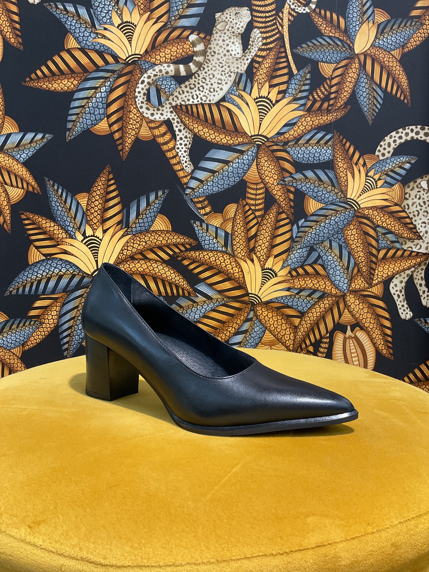 Escarpins cuir lisse