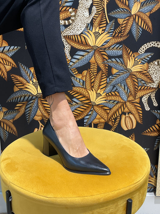 Escarpins cuir lisse