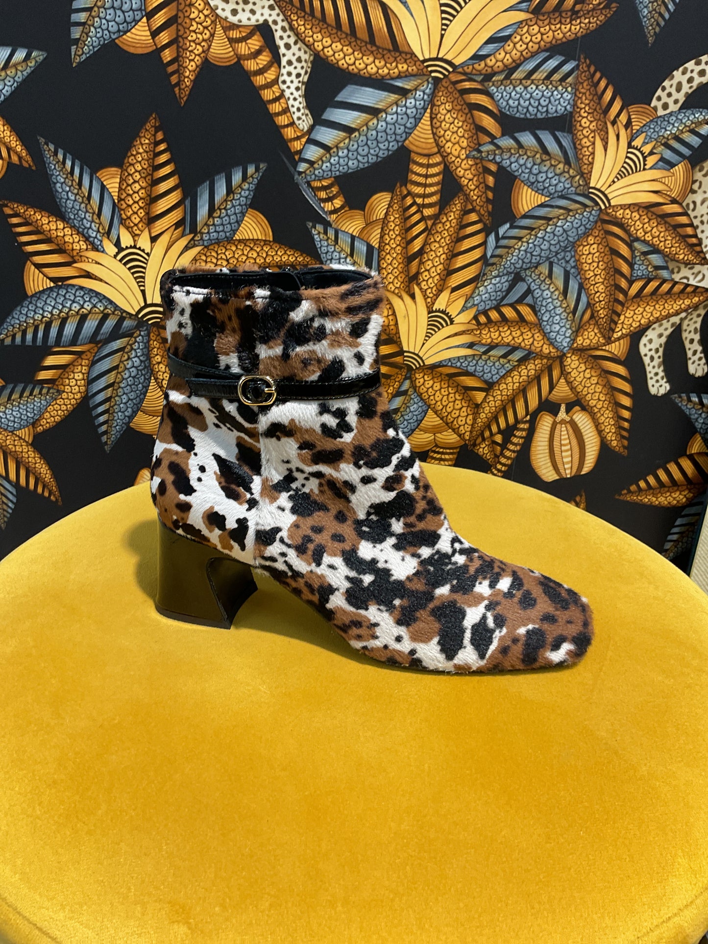 Bottine animalier