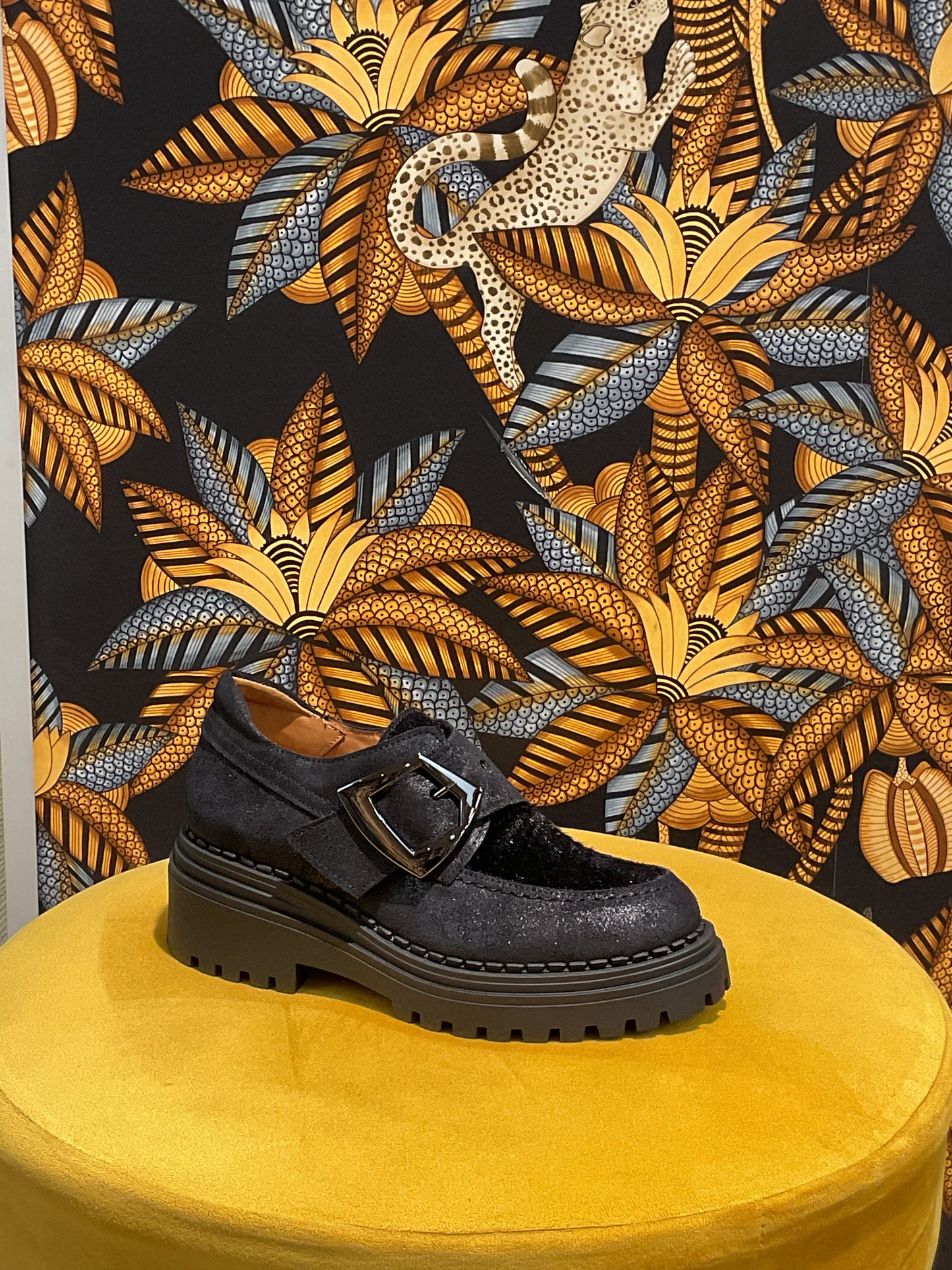 Mocassins Noir Bouclons