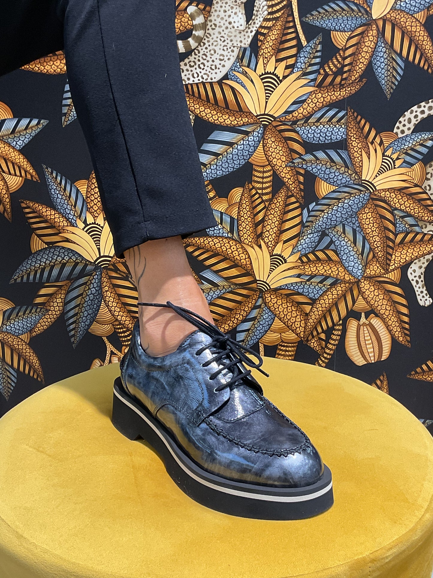 Derbies Vernis Noir