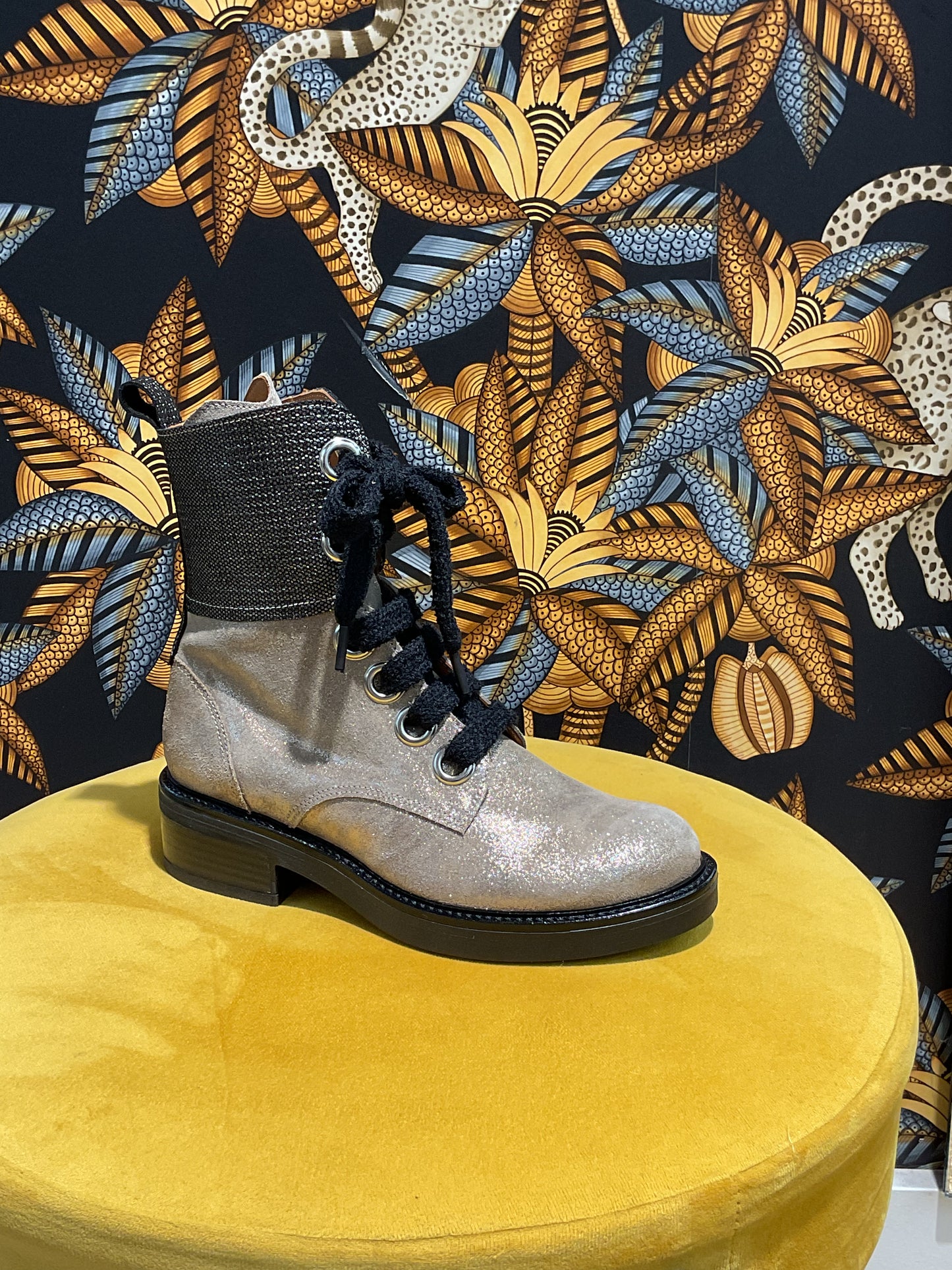 Bottines métallisé