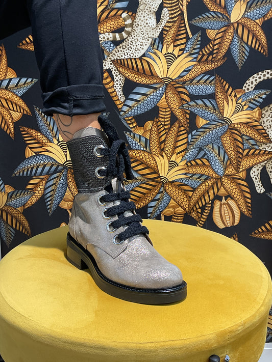 Bottines métallisé