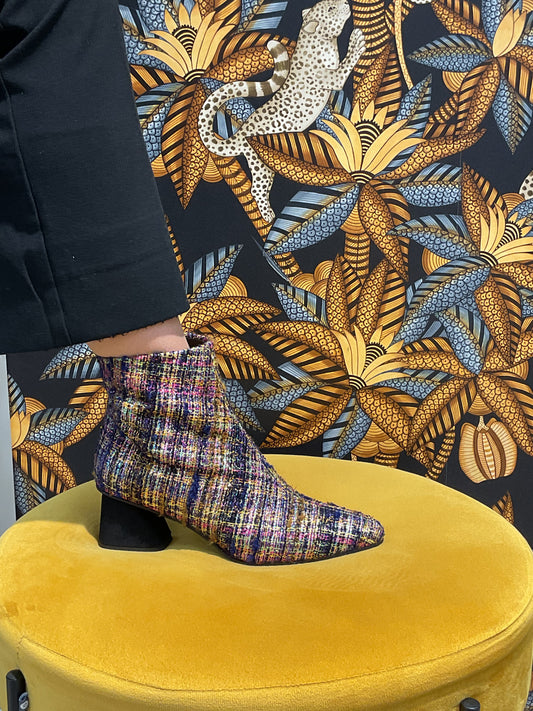 Bottines tweed