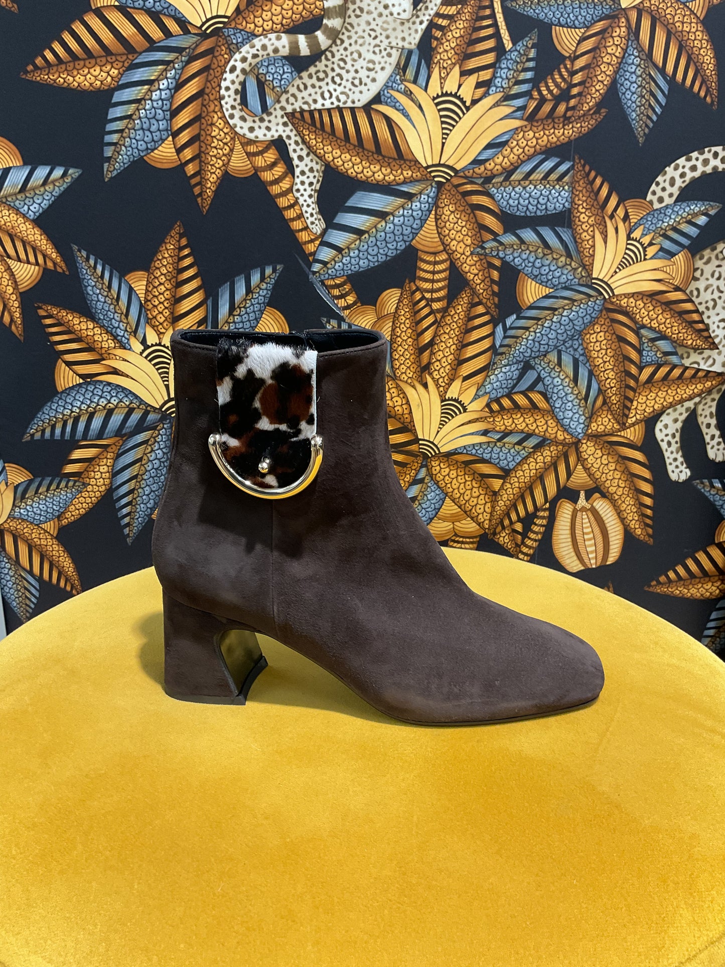 Bottines choco nubuck
