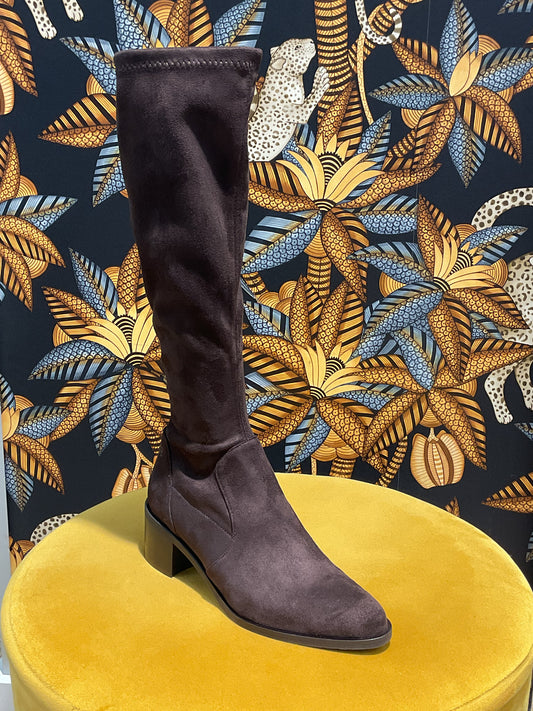 Bottes Nubuck Choco