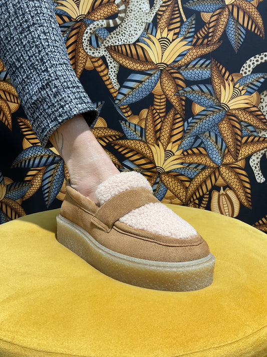 Mocassins fourrée Nubuck