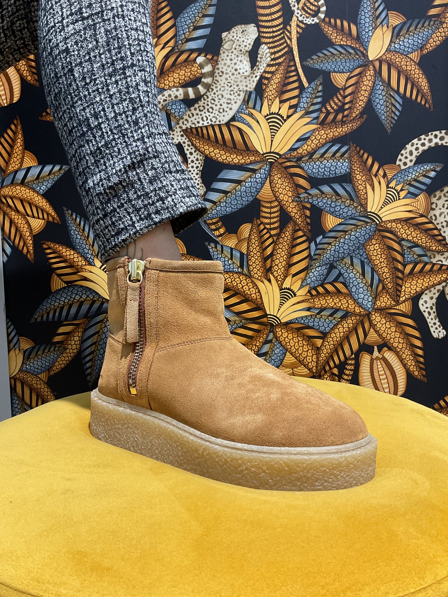 Bottines Nubuck fourrée