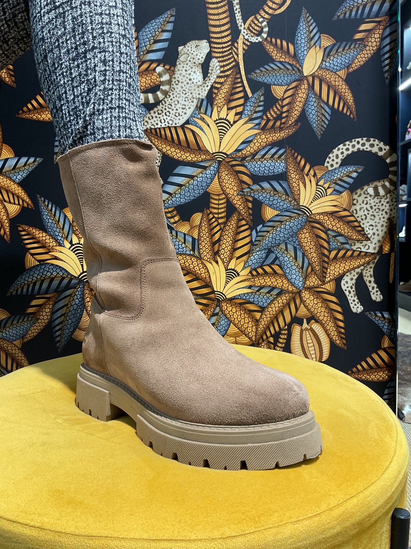 Bottines fourrée Nubuck